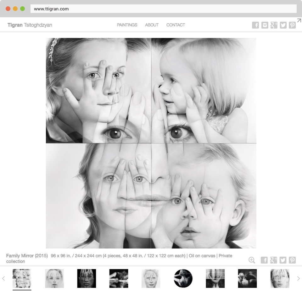 Tigran Tsitoghdzyan Website Screenshot